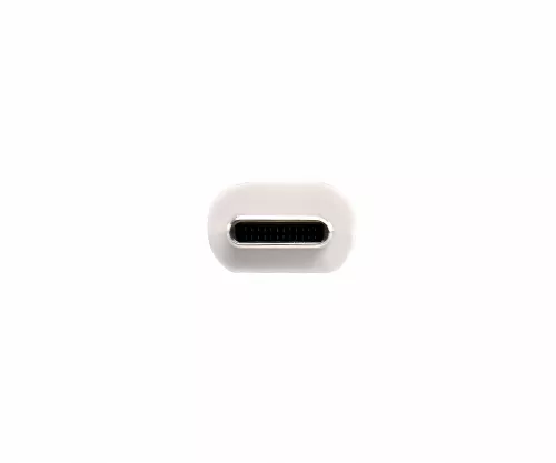 DINIC USB Typ C auf C Ladekabel, 2x USB Typ C Stecker, 60W, 3A, OD: 3.5mm, weiß, DINIC Box mit Euroloch, 1.5m